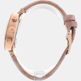 Buy Shop Michael Kors Parker Chronograph White Dial Pink Leather Strap Watch For Women - MK6935 USA Online