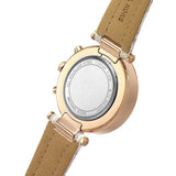 Buy Shop Michael Kors Parker Chronograph White Dial Two Tone Leather Strap Watch For Women - MK6951 USA Online
