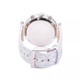 Buy Shop Michael Kors Parker Chronograph White Dial White Leather Strap Watch For Women - MK7226 USA Online