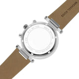 Buy Shop Michael Kors Parker Chronograph White Dial White Leather Strap Watch For Women - MK7226 USA Online