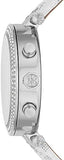 Buy Shop Michael Kors Parker Chronograph White Dial White Leather Strap Watch For Women - MK7226 USA Online