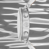 Buy Shop Michael Kors Parker Chronograph White Dial White Leather Strap Watch For Women - MK7226 USA Online