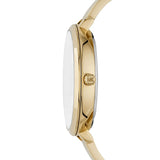 Buy Shop Michael Kors Parker Crystals Gold Dial Gold Steel Strap Watch For Women - MK4469 USA Online