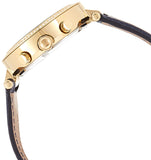 Buy Shop Michael Kors Parker Gold Dial Blue Leather Strap Watch for Women - MK2280 USA Online