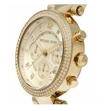 Buy Shop Michael Kors Parker Gold Dial Gold Steel Strap Watch for Women - MK5632 USA Online