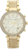 Buy Shop Michael Kors Parker Gold Dial Gold Steel Strap Watch for Women - MK5632 USA Online