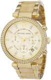 Buy Shop Michael Kors Parker Gold Dial Gold Steel Strap Watch for Women - MK5632 USA Online