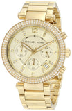 Buy Shop Michael Kors Parker Gold Dial Gold Steel Strap Watch for Women - MK5632 USA Online