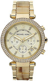 Buy Shop Michael Kors Parker Gold Dial Gold Steel Strap Watch for Women - MK5632 USA Online