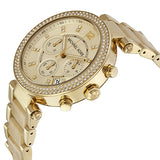 Buy Shop Michael Kors Parker Gold DIal Gold Steel Strap Watch for Women - MK5842 USA Online