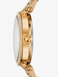 Buy Shop Michael Kors Parker Gold Dial Gold Steel Strap Watch for Women - MK6469 USA Online