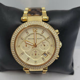 Buy Shop Michael Kors Parker Gold Dial Two Tone Steel Strap Watch for Women - MK5688 USA Online