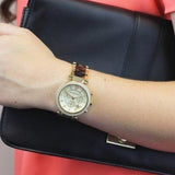 Buy Shop Michael Kors Parker Gold Dial Two Tone Steel Strap Watch for Women - MK5688 USA Online