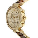Buy Shop Michael Kors Parker Gold Dial Two Tone Steel Strap Watch for Women - MK5688 USA Online