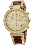 Buy Shop Michael Kors Parker Gold Dial Two Tone Steel Strap Watch for Women - MK5688 USA Online