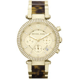 Buy Shop Michael Kors Parker Gold Dial Two Tone Steel Strap Watch for Women - MK5688 USA Online