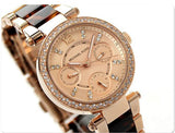Buy Shop Michael Kors Parker Gold Dial Two Tone Steel Strap Watch for Women - MK5841 USA Online