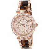 Buy Shop Michael Kors Parker Gold Dial Two Tone Steel Strap Watch for Women - MK5841 USA Online
