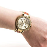 Buy Shop Michael Kors Parker Gold Dial Two Tone Steel Strap Watch for Women - MK6139 USA Online