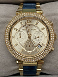 Buy Shop Michael Kors Parker Gold Dial Two Tone Steel Strap Watch for Women - MK6238 USA Online