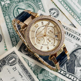 Buy Shop Michael Kors Parker Gold Dial Two Tone Steel Strap Watch for Women - MK6238 USA Online