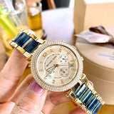 Buy Shop Michael Kors Parker Gold Dial Two Tone Steel Strap Watch for Women - MK6238 USA Online