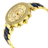 Buy Shop Michael Kors Parker Gold Dial Two Tone Steel Strap Watch for Women - MK6238 USA Online