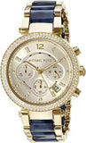 Buy Shop Michael Kors Parker Gold Dial Two Tone Steel Strap Watch for Women - MK6238 USA Online