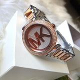 Buy Shop Michael Kors Parker Gold Dial Two Tone Steel Strap Watch for Women - MK6314 USA Online