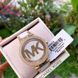 Buy Shop Michael Kors Parker Gold Dial Two Tone Steel Strap Watch for Women - MK6314 USA Online