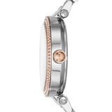 Buy Shop Michael Kors Parker Gold Dial Two Tone Steel Strap Watch for Women - MK6314 USA Online