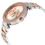 Buy Shop Michael Kors Parker Gold Dial Two Tone Steel Strap Watch for Women - MK6314 USA Online