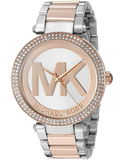 Buy Shop Michael Kors Parker Gold Dial Two Tone Steel Strap Watch for Women - MK6314 USA Online