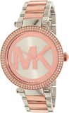 Buy Shop Michael Kors Parker Gold Dial Two Tone Steel Strap Watch for Women - MK6314 USA Online