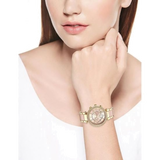 Buy Shop Michael Kors Parker Gold Dial Two Tone Steel Strap Watch for Women - MK6326 USA Online