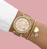 Buy Shop Michael Kors Parker Gold Dial Two Tone Steel Strap Watch for Women - MK6326 USA Online