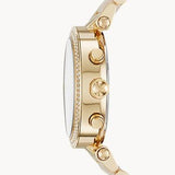 Buy Shop Michael Kors Parker Gold Dial Two Tone Steel Strap Watch for Women - MK6326 USA Online