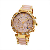Buy Shop Michael Kors Parker Gold Dial Two Tone Steel Strap Watch for Women - MK6326 USA Online