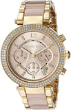 Buy Shop Michael Kors Parker Gold Dial Two Tone Steel Strap Watch for Women - MK6326 USA Online