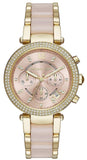 Buy Shop Michael Kors Parker Gold Dial Two Tone Steel Strap Watch for Women - MK6326 USA Online
