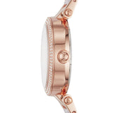 Buy Shop Michael Kors Parker Gold Dial Two Tone Steel Strap Watch for Women - MK6327 USA Online