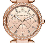 Buy Shop Michael Kors Parker Gold Dial Two Tone Steel Strap Watch for Women - MK6327 USA Online