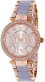Buy Shop Michael Kors Parker Gold Dial Two Tone Steel Strap Watch for Women - MK6327 USA Online