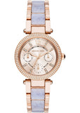 Buy Shop Michael Kors Parker Gold Dial Two Tone Steel Strap Watch for Women - MK6327 USA Online