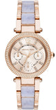 Buy Shop Michael Kors Parker Gold Dial Two Tone Steel Strap Watch for Women - MK6327 USA Online