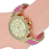 Buy Shop Michael Kors Parker Gold Dial Two Tone Steel Strap Watch for Women - MK6363 USA Online