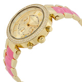 Buy Shop Michael Kors Parker Gold Dial Two Tone Steel Strap Watch for Women - MK6363 USA Online