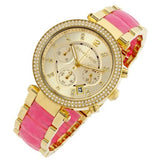 Buy Shop Michael Kors Parker Gold Dial Two Tone Steel Strap Watch for Women - MK6363 USA Online