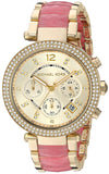Buy Shop Michael Kors Parker Gold Dial Two Tone Steel Strap Watch for Women - MK6363 USA Online