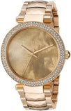 Buy Shop Michael Kors Parker Gold Mother of Pearl Dial Gold Steel Strap Watch for Women - MK6425 USA Online